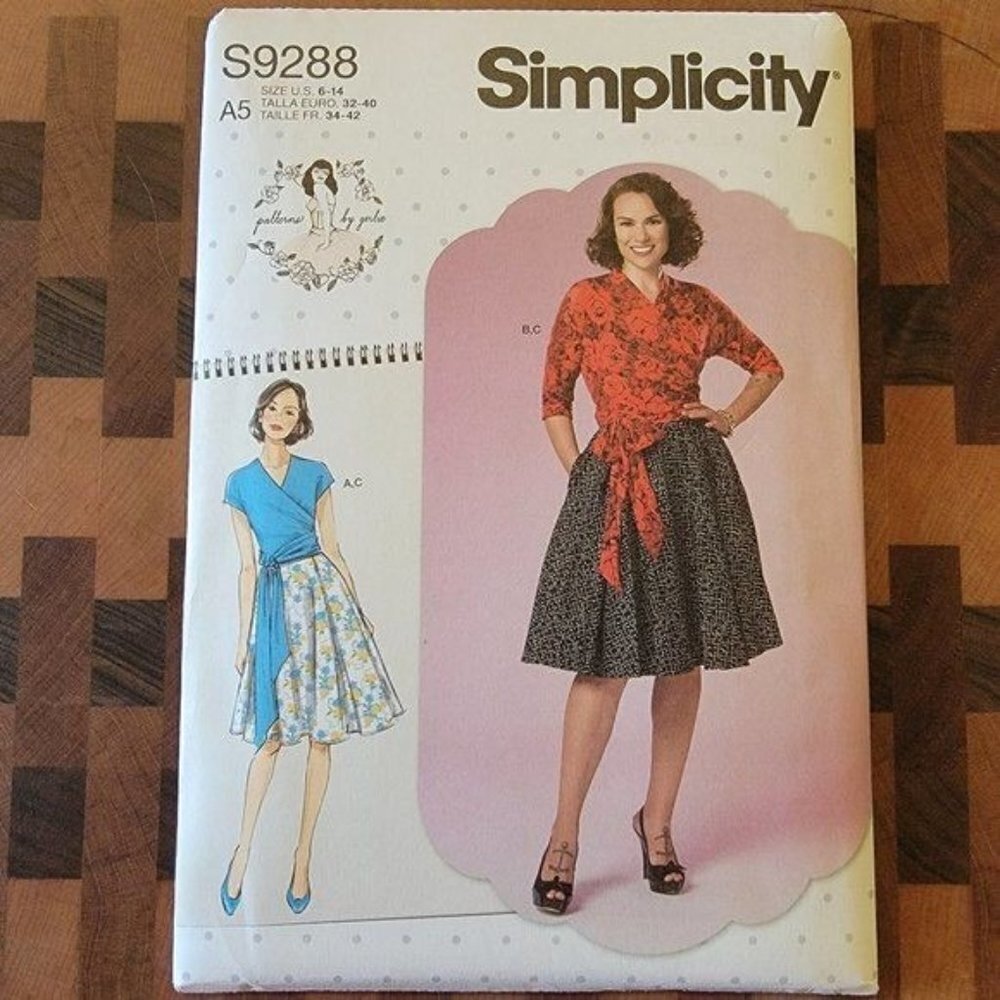 Simplicity 9288 - Uncut - Patterns by Gertie - Sizes 6-14